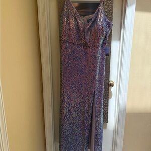 Morgan & Co. Multicolor Sequin Dress